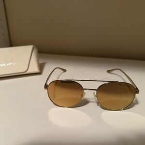MK Gold Tinted Sunglasses